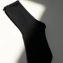 Chaussettes - torsadées noir