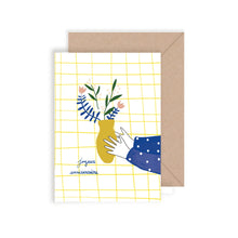 Carte - Joyeux anniversaire vase
