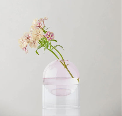 Vase bubble - Rose
