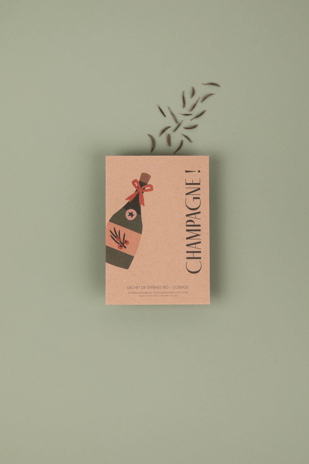 Sachet de graines - Champagne Noël