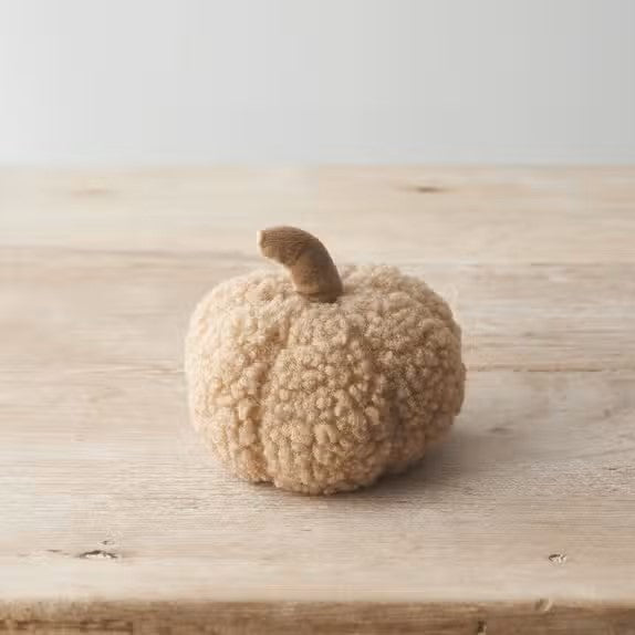 Citrouille sherpa beige - MM