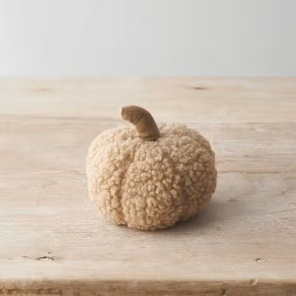 Citrouille sherpa beige - MM