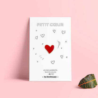Pin's Petit coeur St Valentin - Coeur rouge
