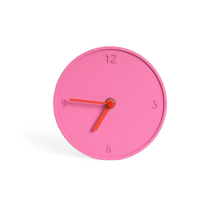 Horloge ronde - Rose