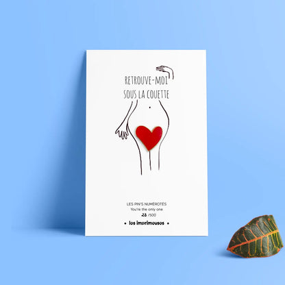 Pin's St-Valentin - Coeur rouge