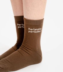 Chaussettes marrons - Partenaire Particulier