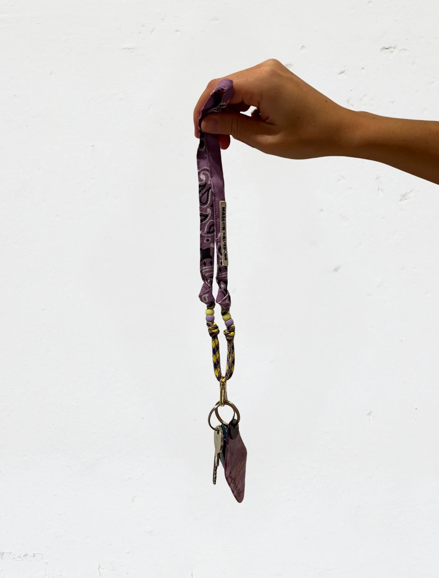 Mini cordon bandana - Violet lavande