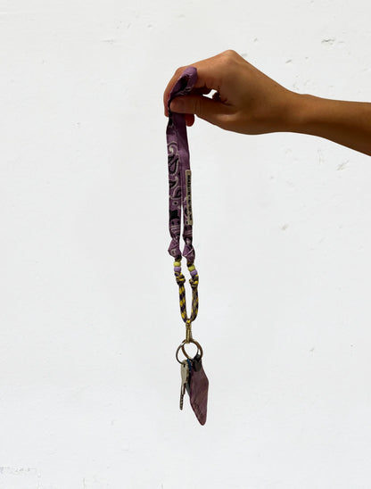 Mini cordon bandana - Violet lavande