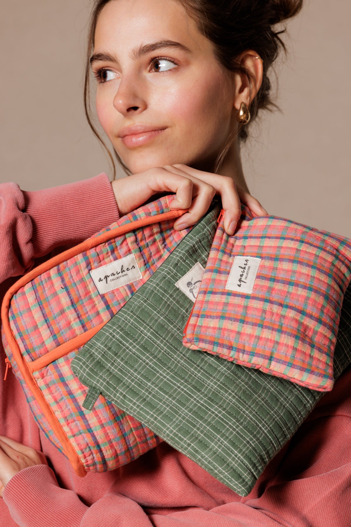 Mini pochette Mana - Khadi Chili