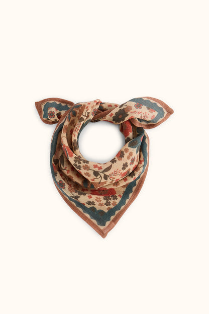 Petit foulard en laine Farzana - Bolero Macadamia