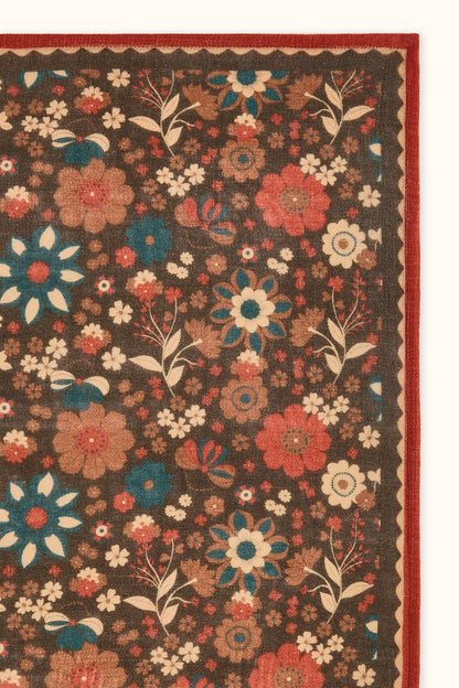 Grand foulard en laine Fiza - Bolero Fougère