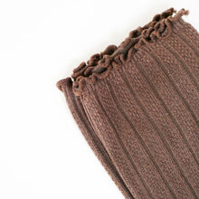 Chaussettes - torsadées chocolat