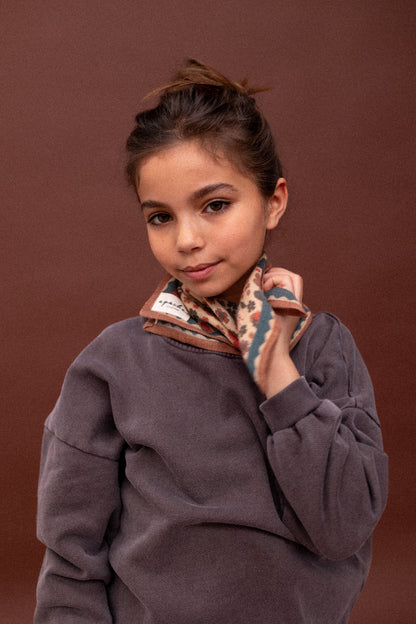 Petit foulard en laine Farzana - Bolero Macadamia