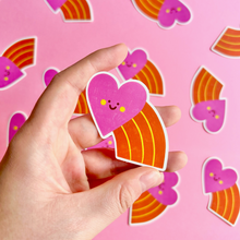 Stickers - Coeur violet