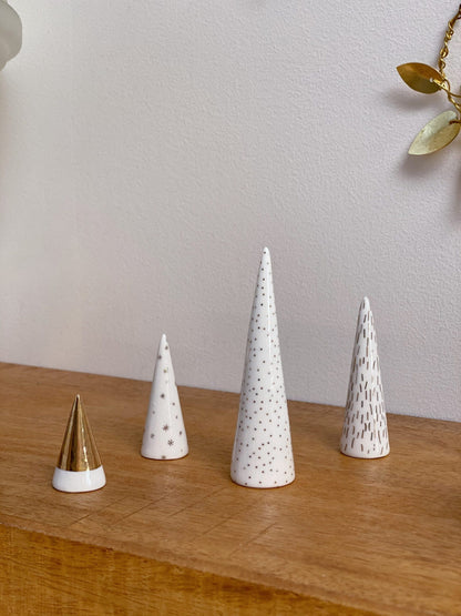 Minis sapins porte-bagues - Céramique