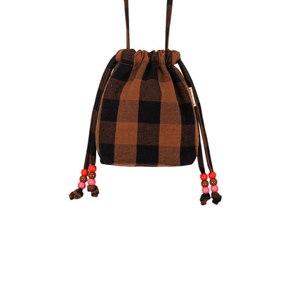 Mini sac Billie - Big Vichy Ginger