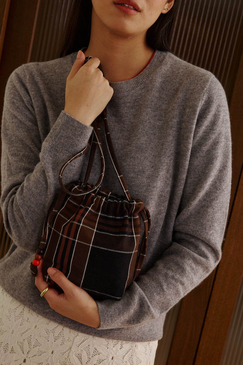 Mini sac Billie - Black Tartan