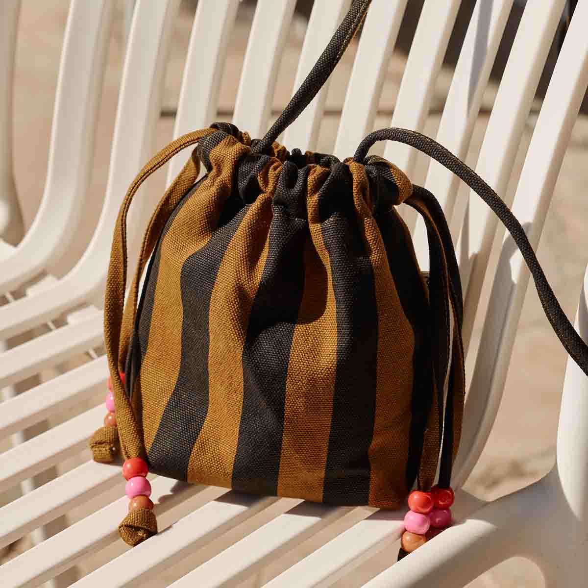 Mini sac Billie - Rayures Cumin