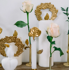 Rose - bijoux de bougie