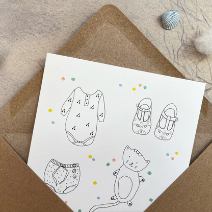 Carte - Bébé à croquer