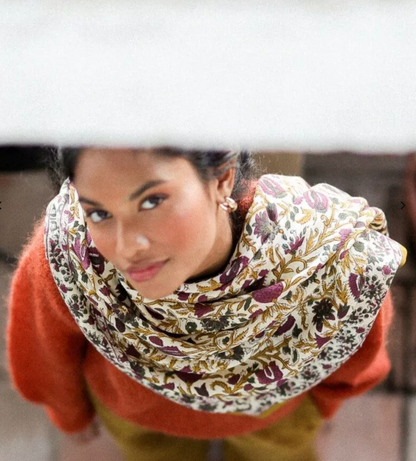 Foulard - Mina améthyste