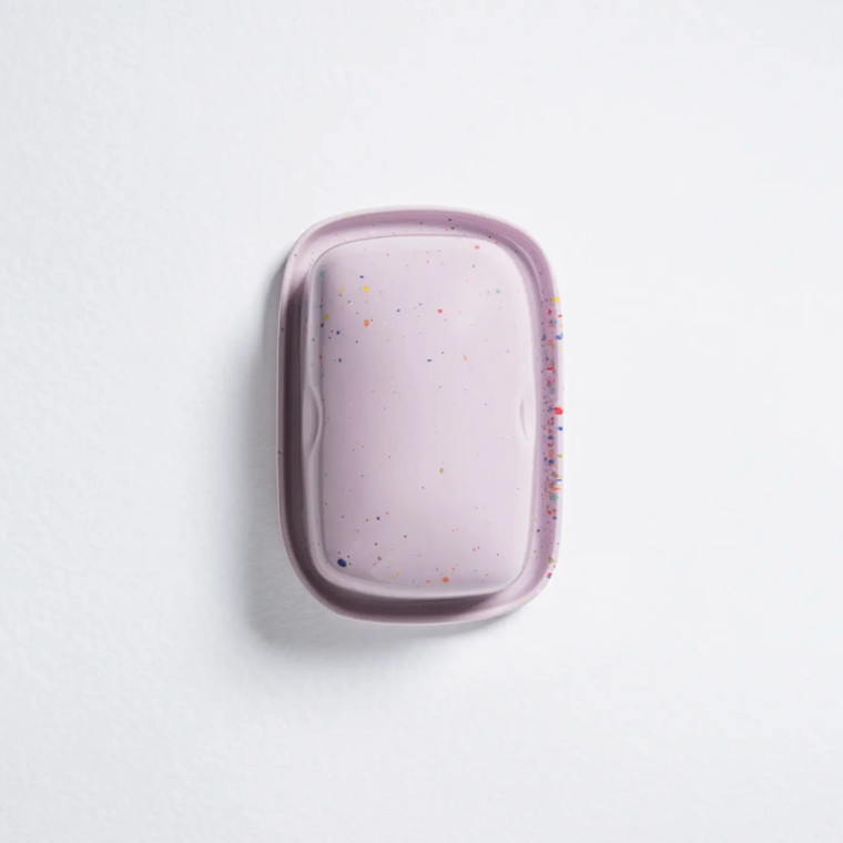 Beurrier tacheté en céramique - Lilas