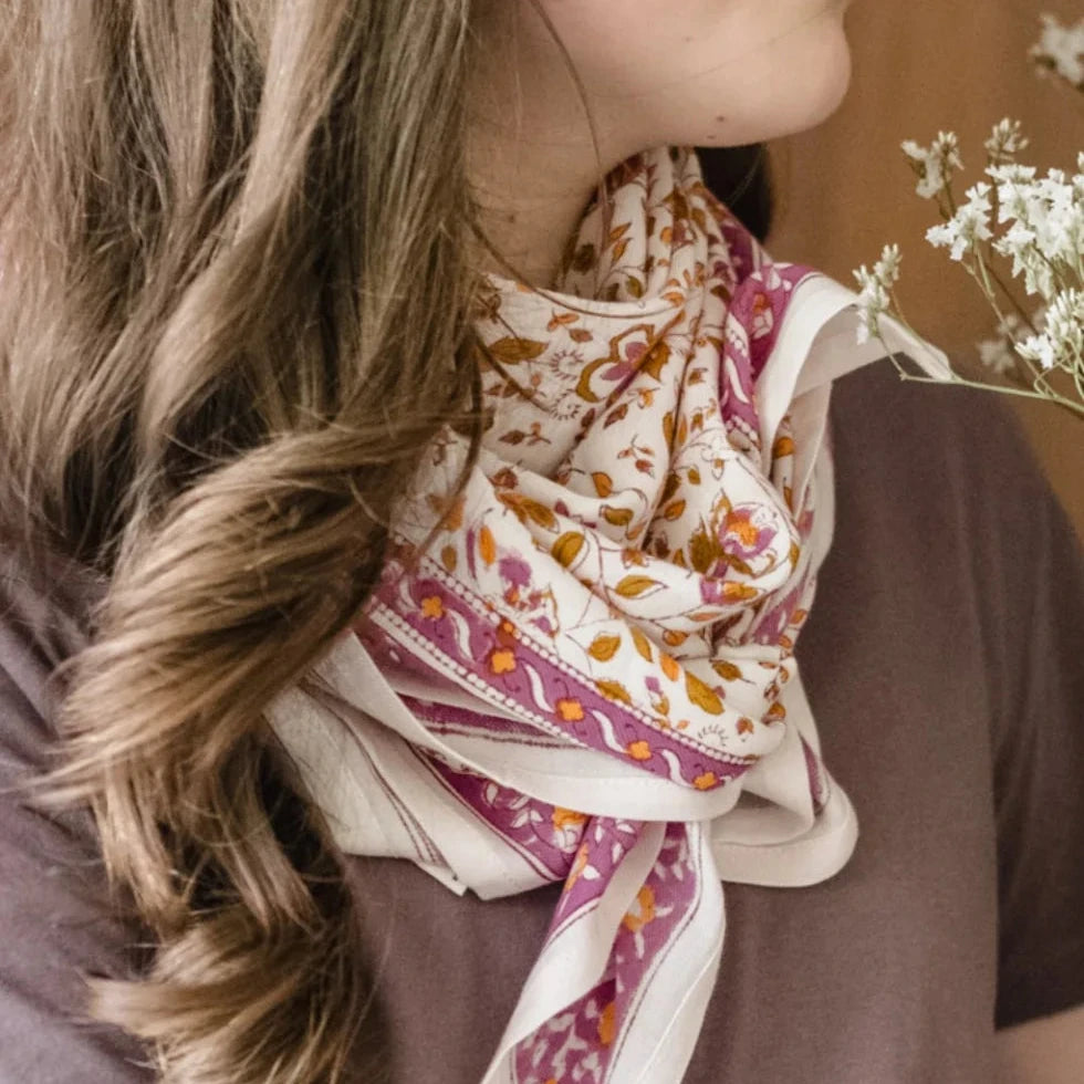 Bindi folk story petale foulard