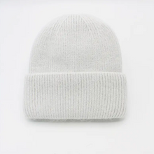 Bonnet Angora - Gris Clair