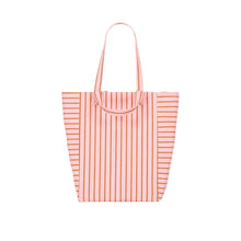 Cabas Elisabeth rayures tennis pecan strawberry