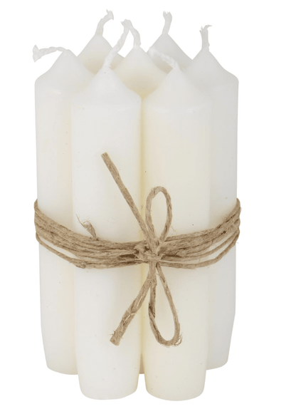Petite bougie blanche (à l'unité) - ⌀ 2,2 cm