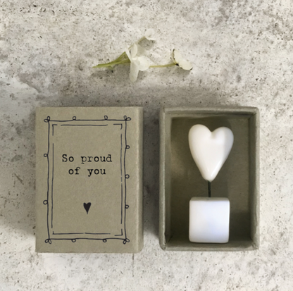 Mini boîte coeur - So proud of you