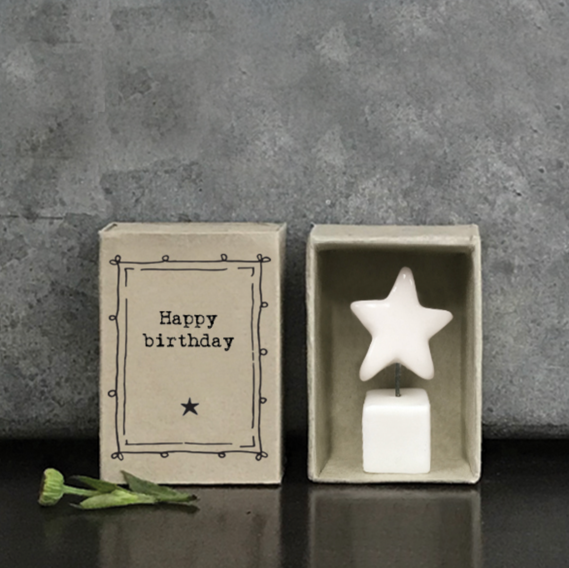 Mini boîte étoile - Happy birthday