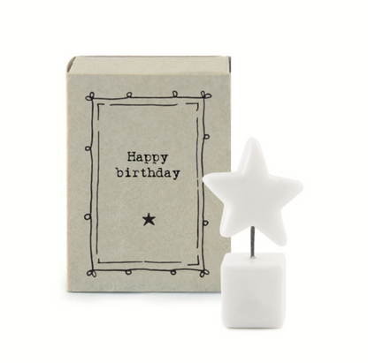 Mini boîte étoile - Happy birthday