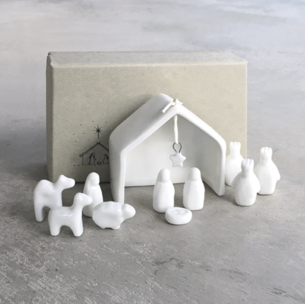 Mini crèche - Porcelaine