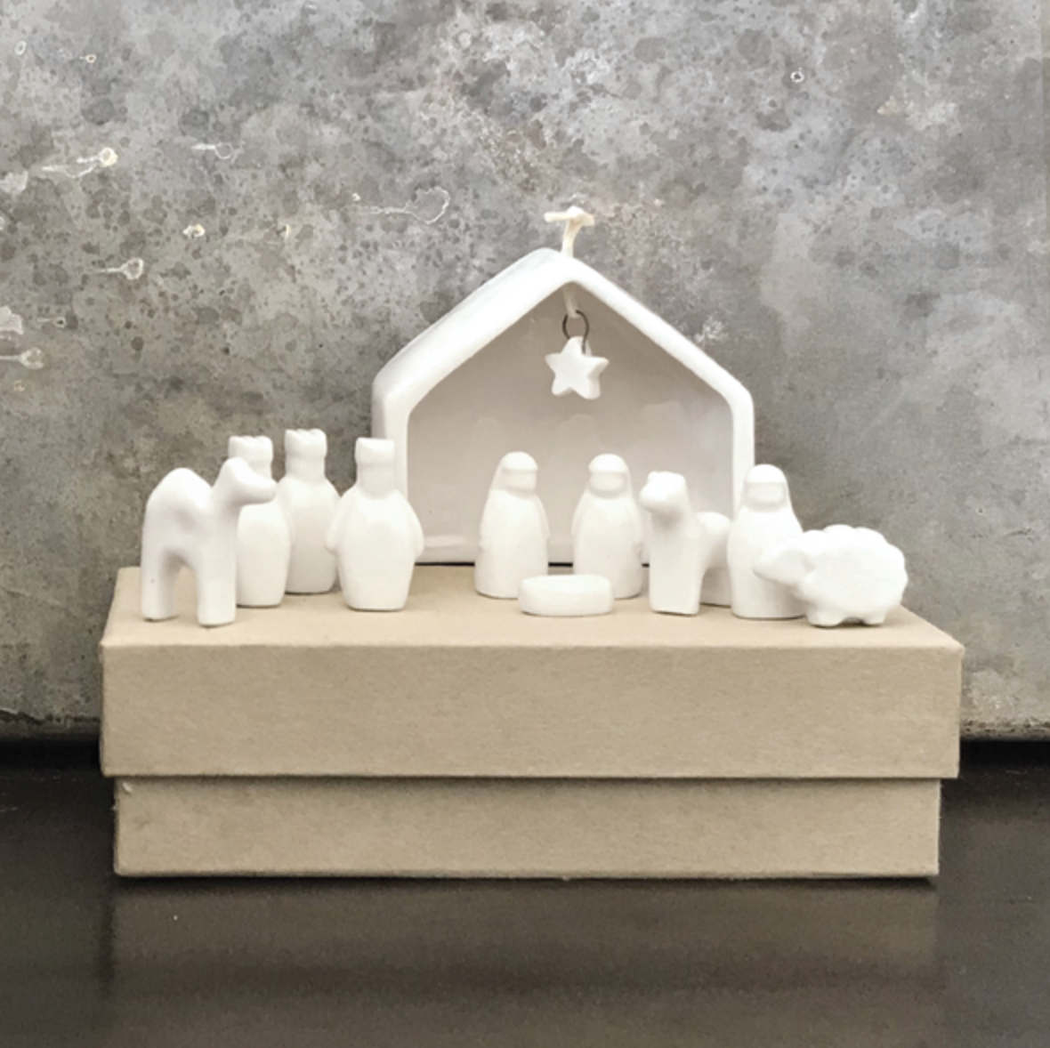 Mini crèche - Porcelaine