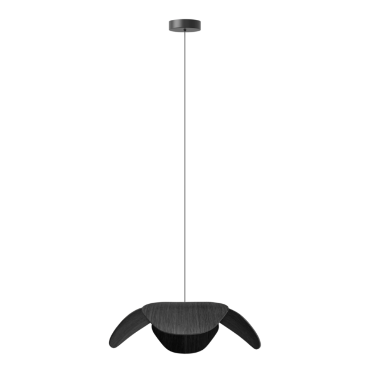 Suspension Forget me not Large - Black