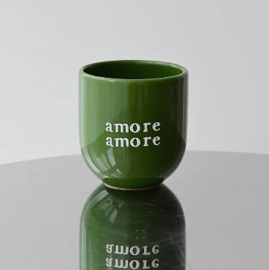 Mug vert foncé - Amore amore