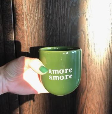 Mug vert foncé - Amore amore