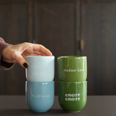 Mug vert foncé - Amore amore