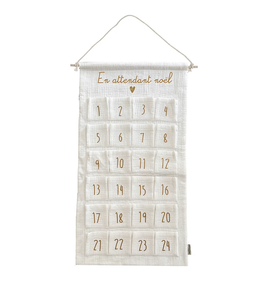 Calendrier de l'avent - écru