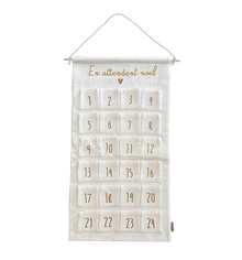 Calendrier de l'avent - écru
