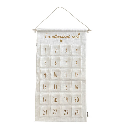 Calendrier de l'avent - écru