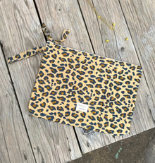 Pochette ordinateur 15' - IMPRIME LÉOPARD CAMEL