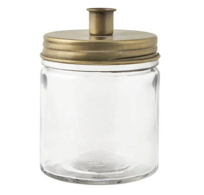 Pot à bougies en laiton