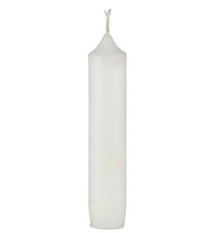 Petite bougie blanche (à l'unité) - ⌀ 2,2 cm