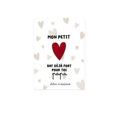 Pins Papa - Rouge