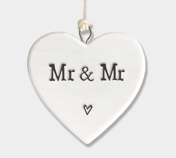 Coeur à suspendre - Mr & Mr