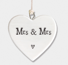 Coeur à suspendre - Mrs & Mrs