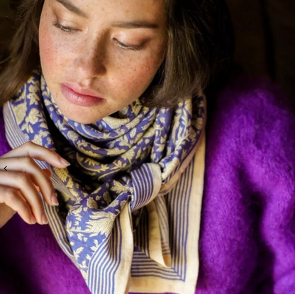 Foulard - Anjali cobalt
