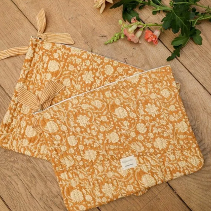 Pochette ordinateur 15' - IMPRIME ANJALI SAFRAN